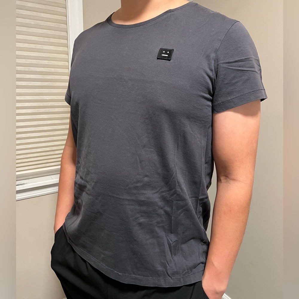 Acne t shirt with smile size L